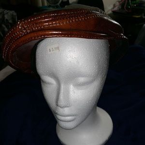 Leather hat